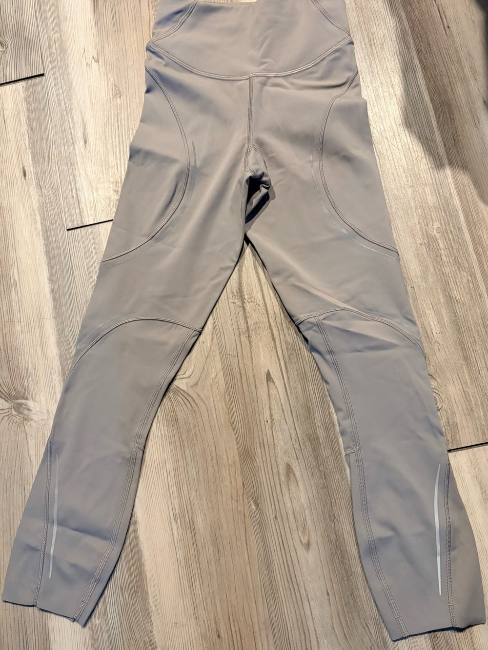 lululemon athletica Light Gray High-Waist Leggings size 0